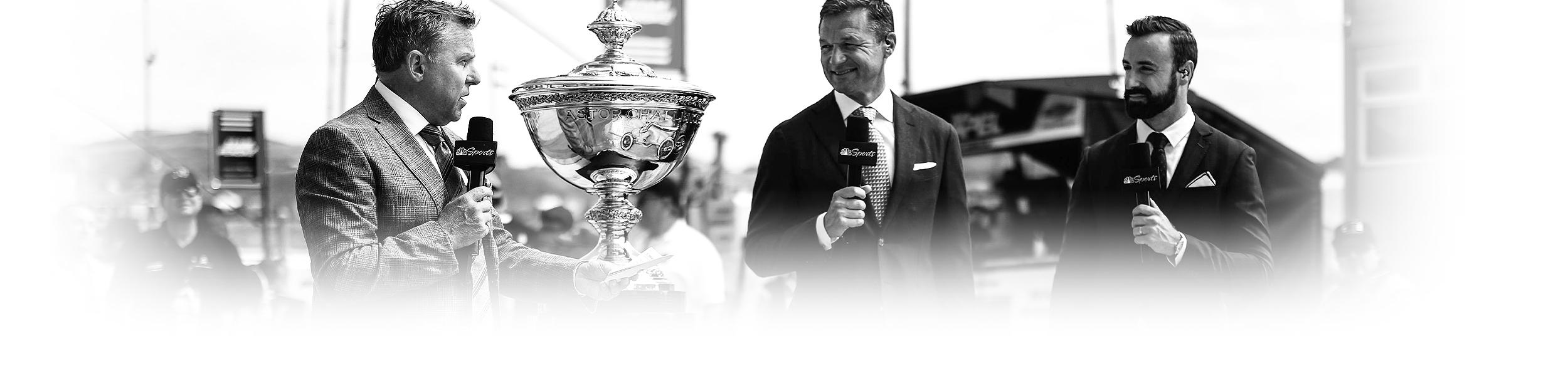 Leigh Diffey, Townsend Bell, and James Hinchcliffe