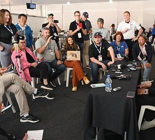 Media Day Buzz: Kirkwood, Pedersen Rule Bus Lot Pickleball