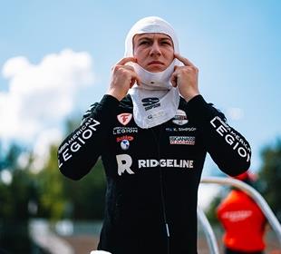 Simpson Turns Laps in Bahrain during Global Testing Tour